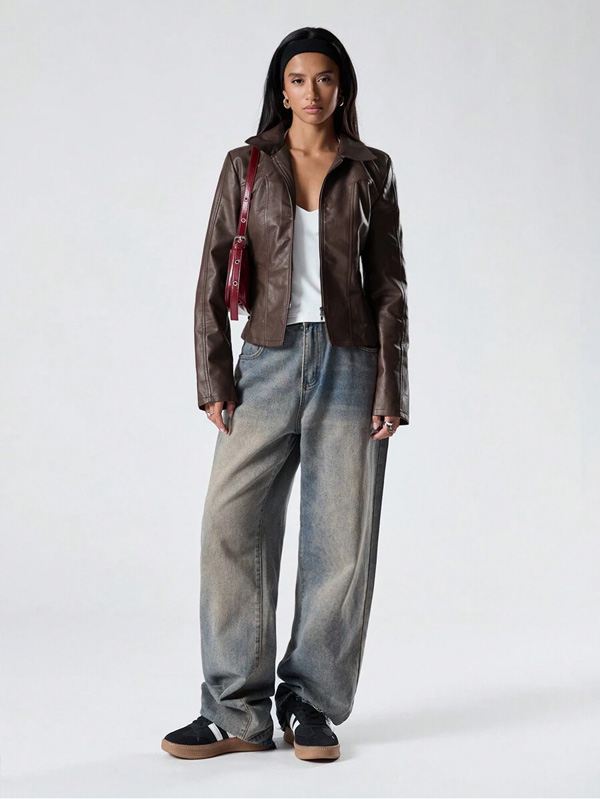 Double Zipper Jacket for Women