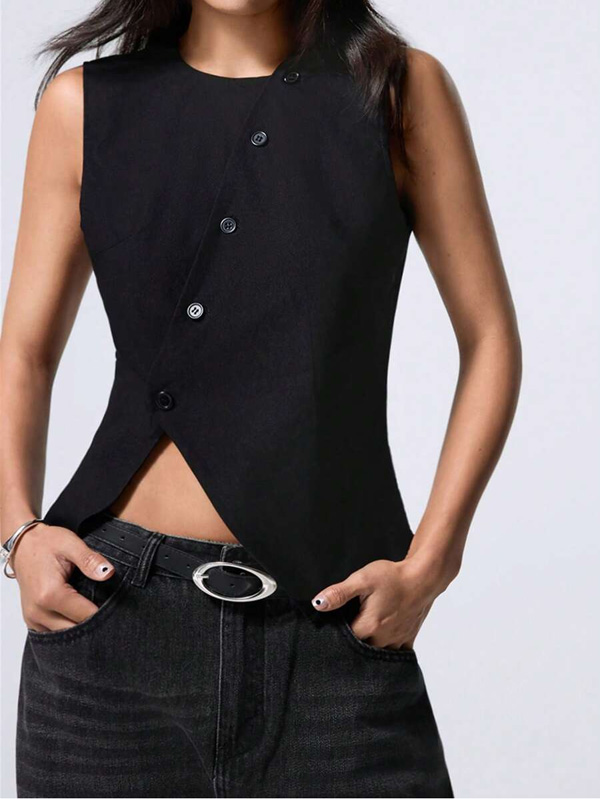 Women's Casual Single-breasted Vest