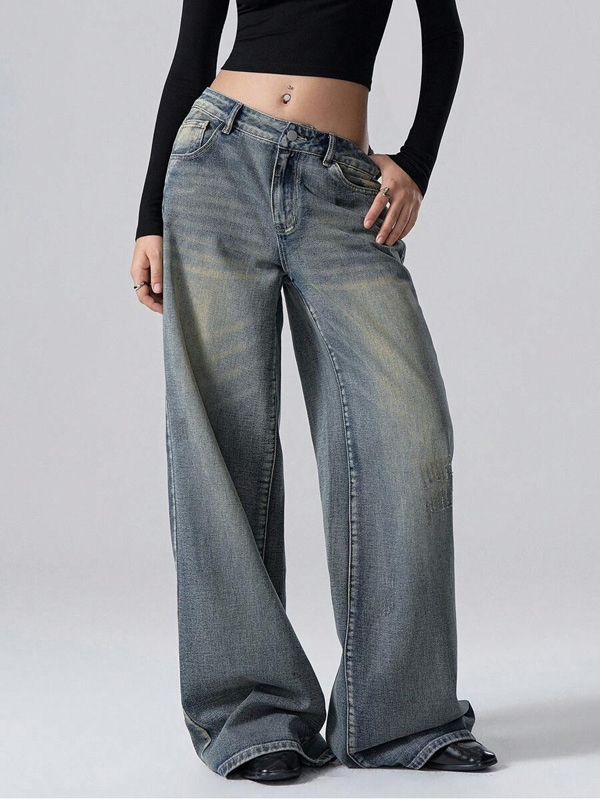 Women's Casual Jeans with Pockets