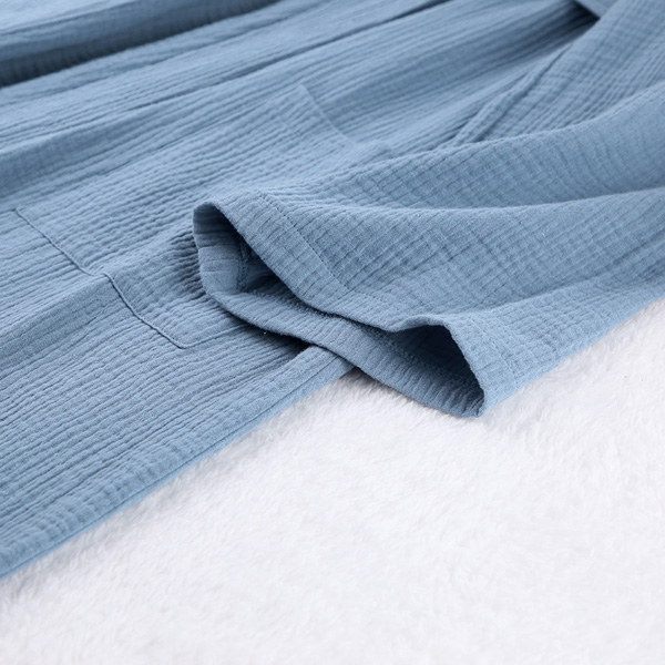 Long-sleeved Loose Comfortable Home Bathrobe Pajamas