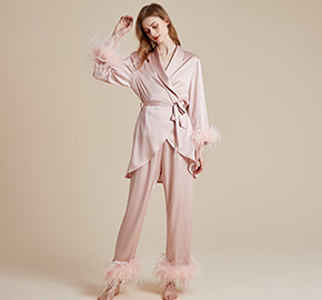 Plush Warm Double-breasted Lapel Home Wear Suit