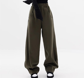 High Waist Wide Leg Sweatpants