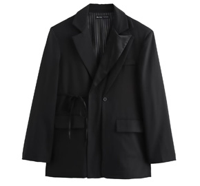 Double Lapel Double Lapel Wide Blazer