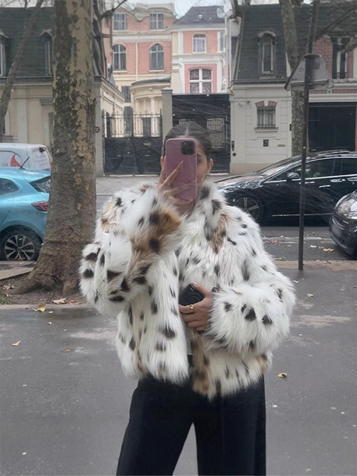 Fashion Temperament Warm Plush Fur Coat