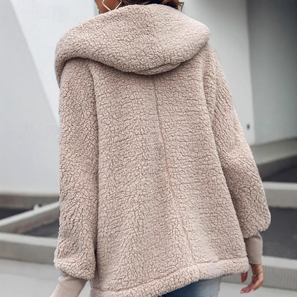 Women's Casual Long Sleeve Loose Chambray Jacket Coat