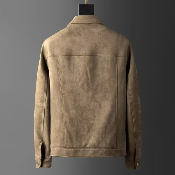 Trendy Suede Casual Men's Jacket
