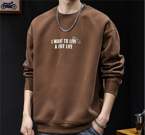 Men's Autumn and Winter Long Sleeve Round Neck Sweatshirt