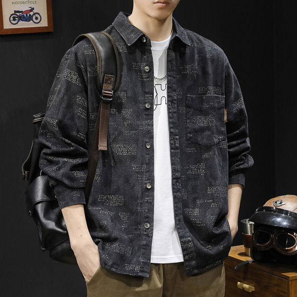 Men's Casual Shirt Jackets & Tops