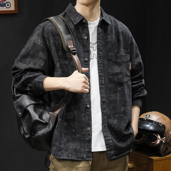 Men's Casual Shirt Jackets & Tops