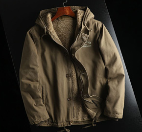 Sherpa Hooded Jacket for Men