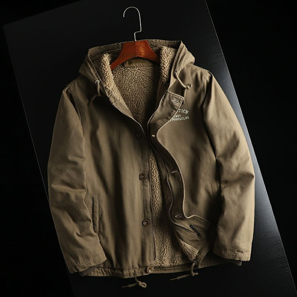 Sherpa Hooded Jacket for Men