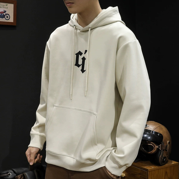 Men's Loose Hooded Sweatshirt