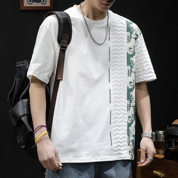 Men's Summer Short-sleeved Cotton T-shirt