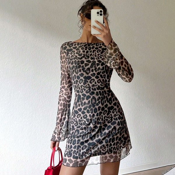 Women's Halter Patchwork Dress