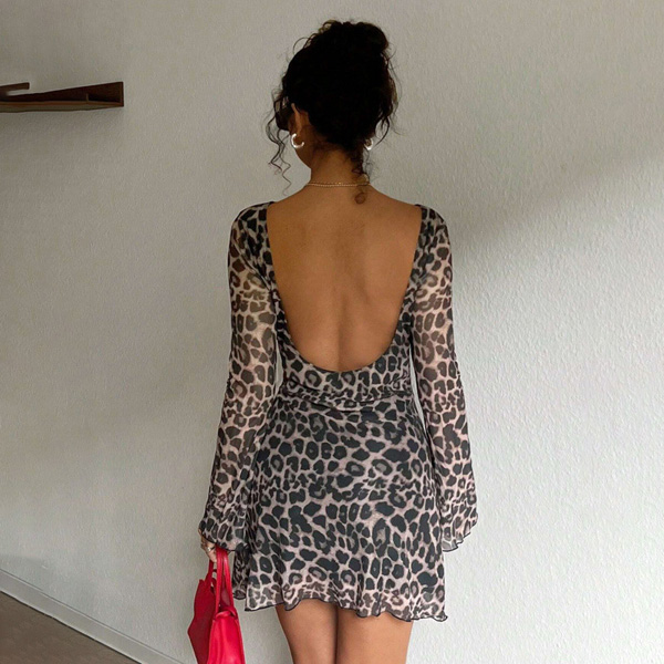 Women's Halter Patchwork Dress