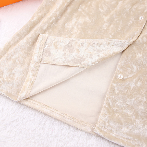 Long Sleeve Long Pants Two Piece Velvet Loungewear Pajama Set