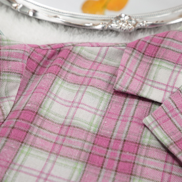 Plaid Loose Long Sleeve Long Pants Fashion Casual Pajamas Homewear