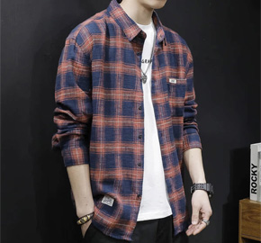 Loose Casual Plaid Shirt