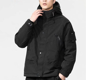 Men's Thick Hooded Down Jacket