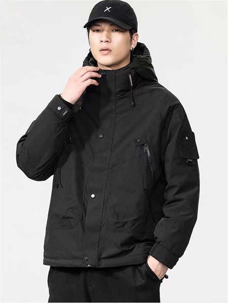 Men's Thick Hooded Down Jacket