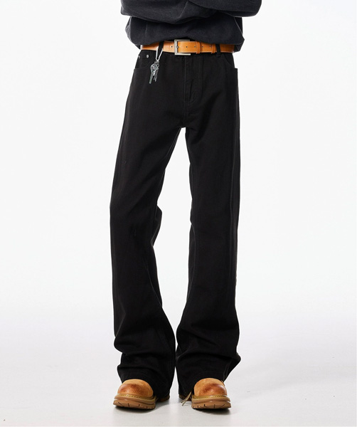 Men's Flared Straight Jeans