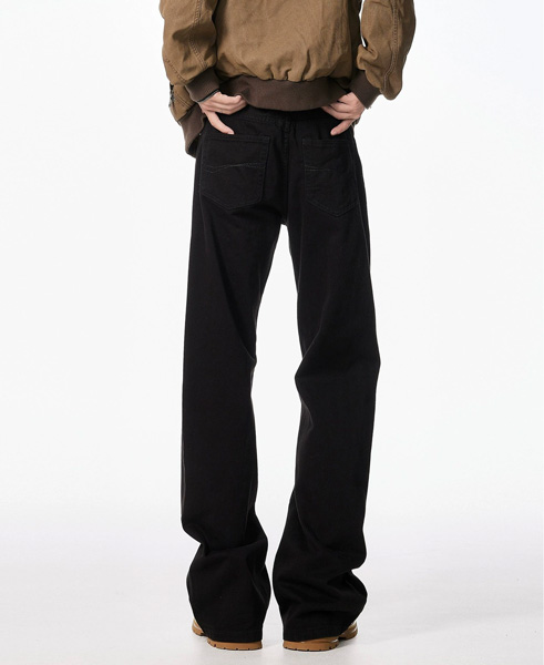 Men's Flared Straight Jeans