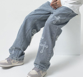 Cross Patch Hip Hop Men's Jeans