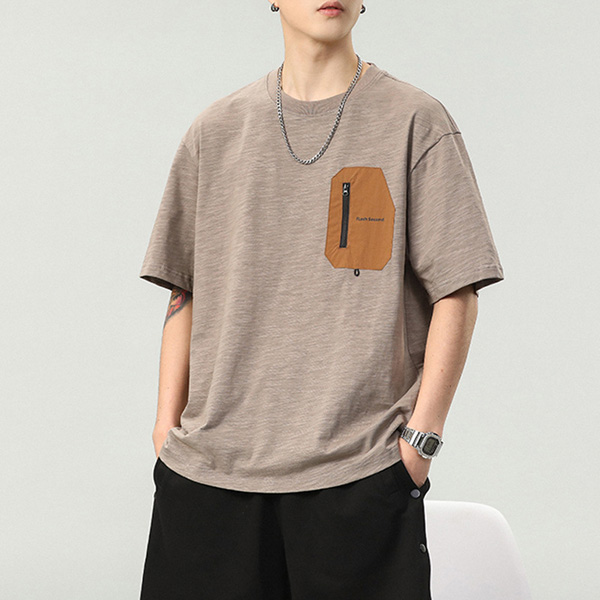 Short Sleeve Loose Round Neck Half Sleeve T-shirt